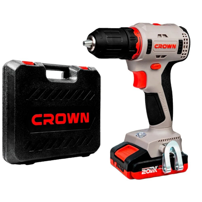 Шуруповерт аккумуляторный CROWN CT21091HX-2 BMC