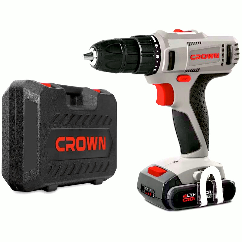Шуруповерт аккумуляторный CROWN CT21055L-1.5 BMC