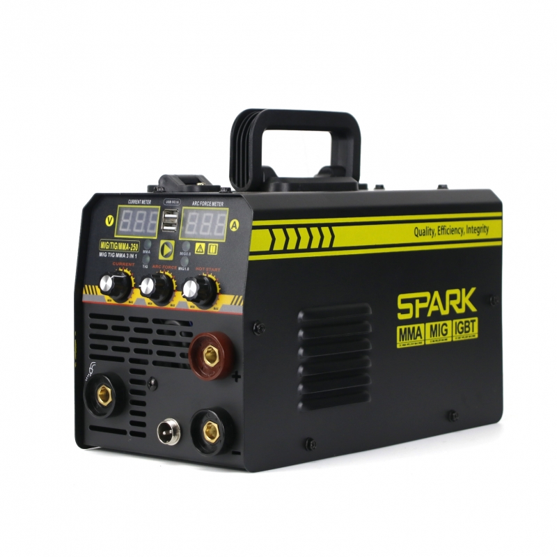 Полуавтомат сварочный SPARK MIG/TIG/MMA-250 (1кг)**